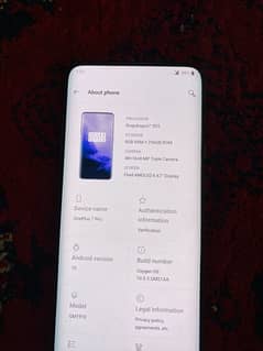 oneplus 7 pro 8 256 pta Official Approved