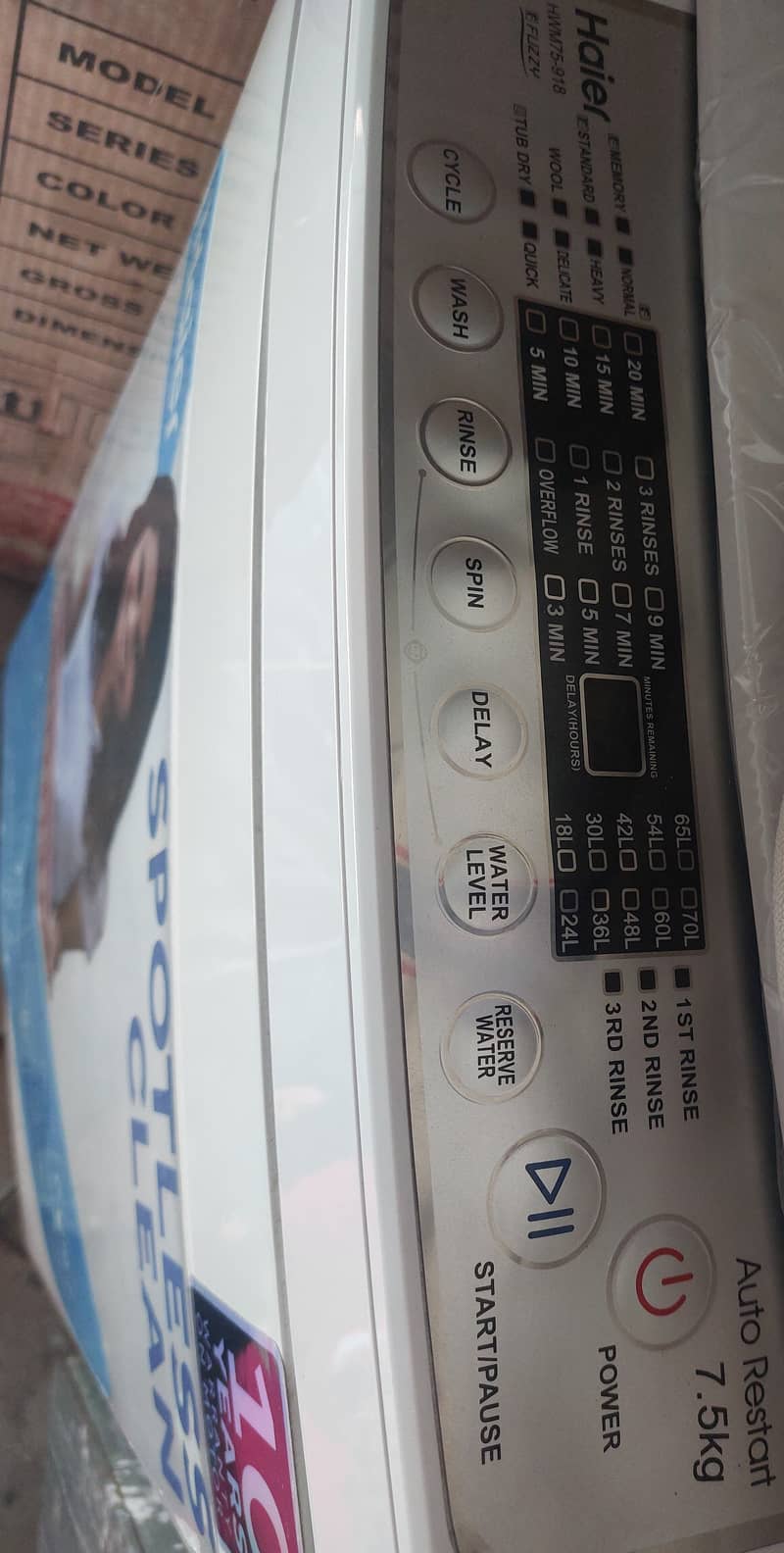 Haier automatic washing machine 1