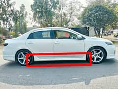 side skirts for corolla 2012 altis xli gli 2011 2013 2014 2010 2009