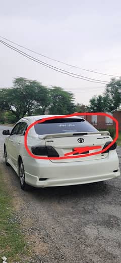 spoiler for corolla 2012 trunk  2011 2013 2014