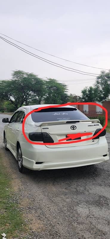 spoiler for corolla 2012 trunk  2011 2013 2014 0