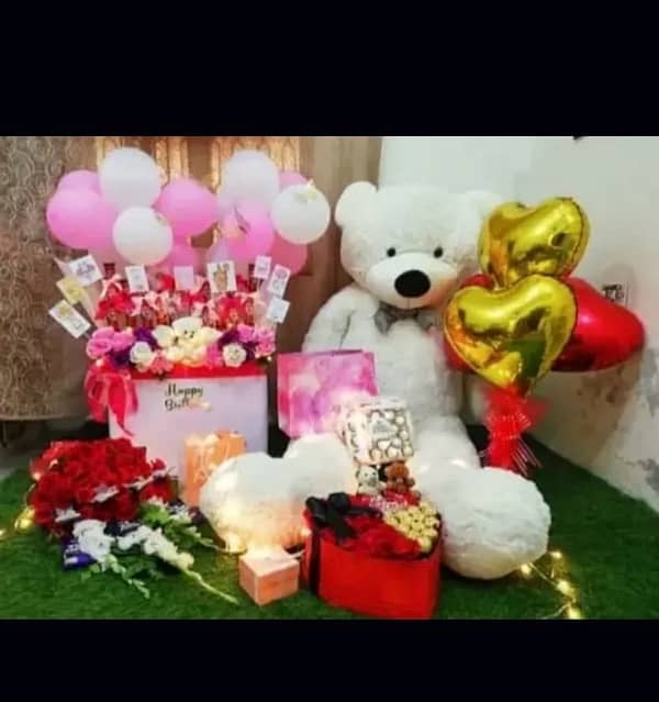 all imported chocolates/customize basket/teddy bear/flowers available 3