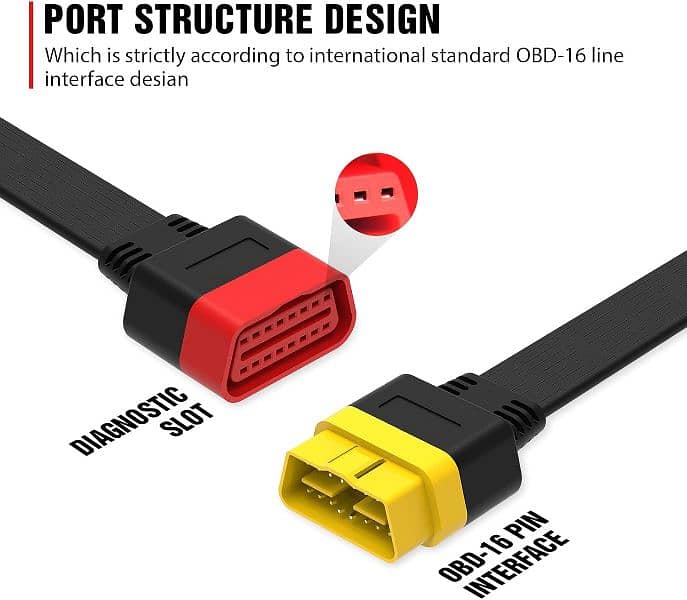 OBD2 Extension Cable Full 16Pin Male to Female 6