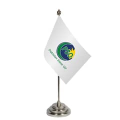 PSO Table Flag Stainless Stell.