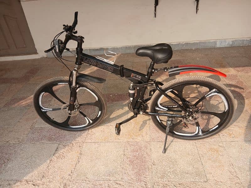 Land Rover G4 Challenge Folding Bike - LRG4-621A, Black 7