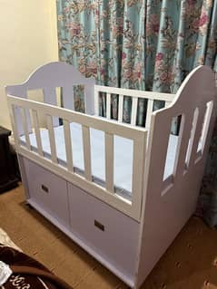 Baby cot | wooden cot | kids bed | crib | cart | swing | size 2 by 4