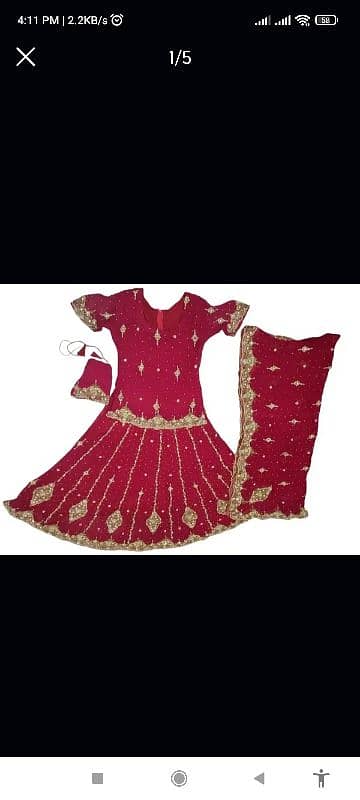 wedding dress lehnga for sale 0