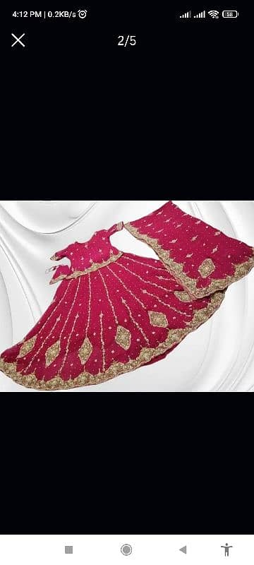 wedding dress lehnga for sale 1