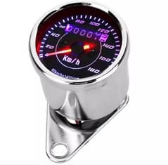 Round shape speedometer for motorcycle