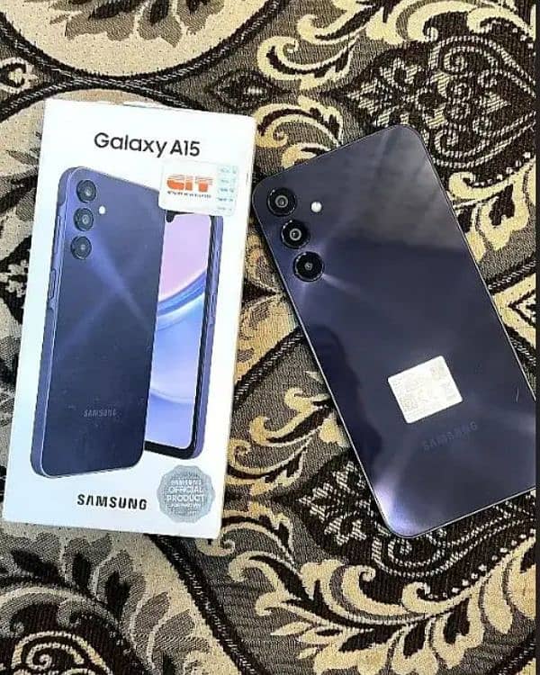 SAMSUNG A15 LUSH CONDITION WITH BOX 3