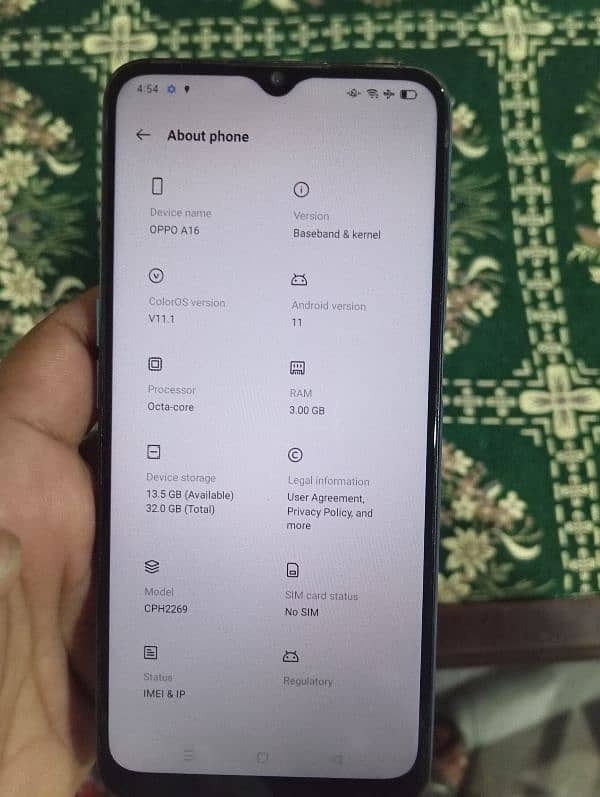 oppo a16 3 32 0