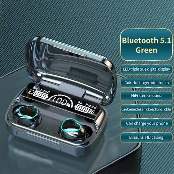 M10 TWS Wireless Bluetooth Earbuds 2