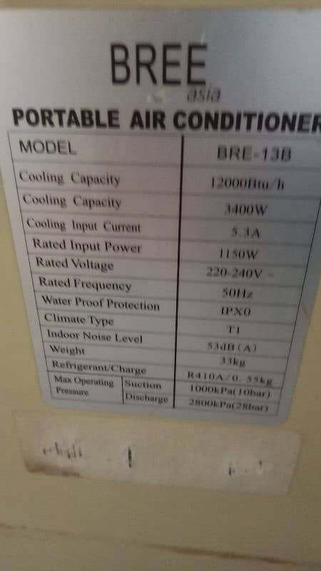 portable ac good condition for sale 1