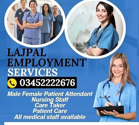 Attendants, Nurse, Maid for Home/Hospital Patient/Elder Care Availabl 0