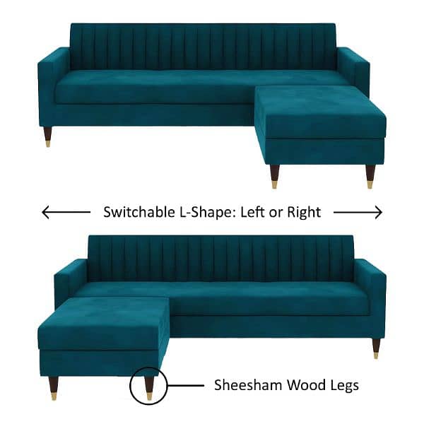 L shape sofa | Sofa set | Poshish sofa | New sofa | Wooden sofa 3