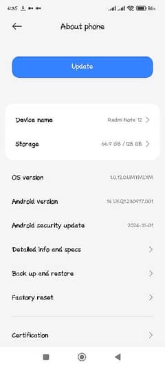 Readmi Note 12