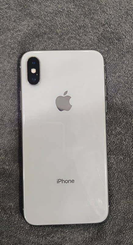 iphone X white colour 64gb. PTA Approved 0