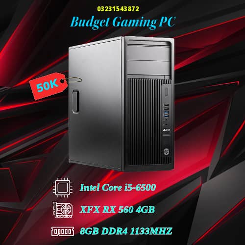 Budget Gaming + Editing PC Build 50K (Negotiable) 0