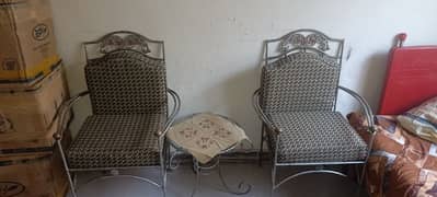 coffee chairs and table