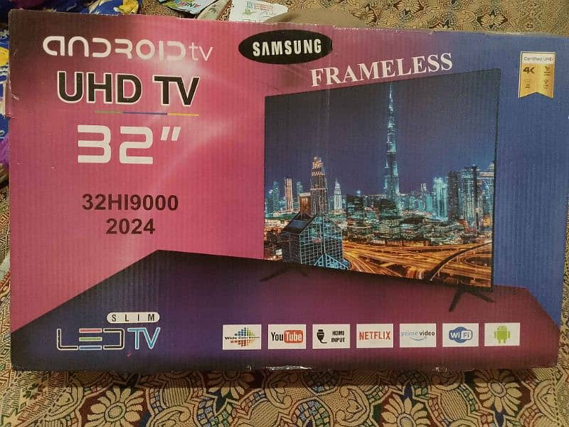 Led Tv 32 inches with box warranty card 2