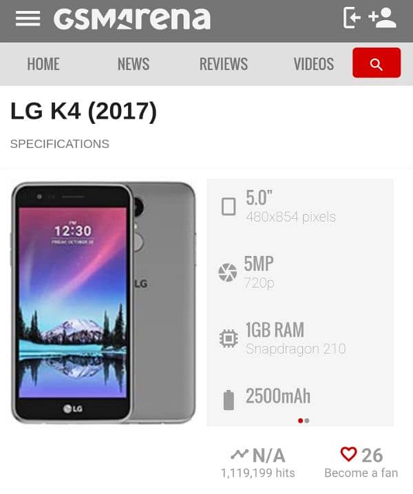 Lg k4 PTA approved 4