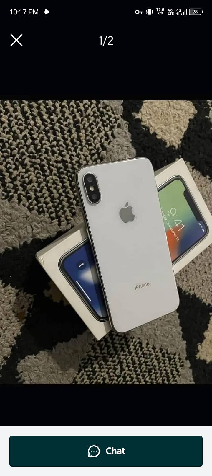 iphone X 256 GP my Whatsapp number 0341(15/94/804 0