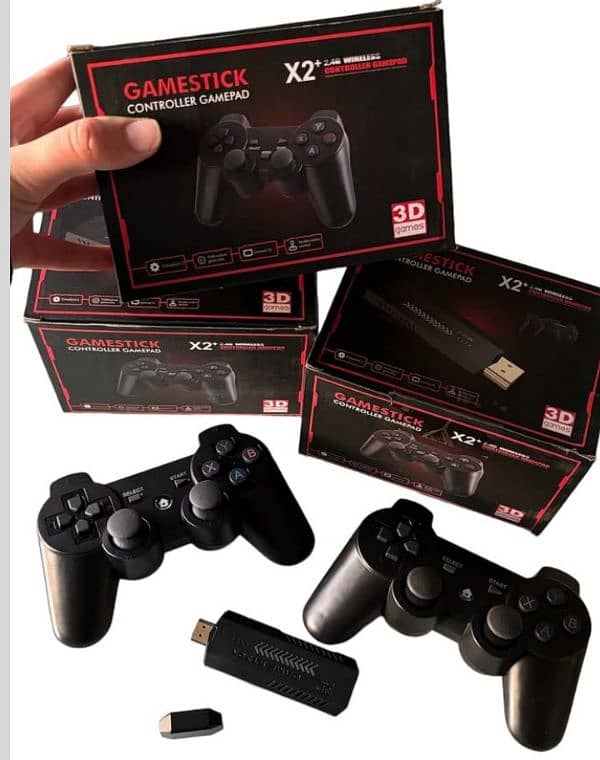 2025 LATEST-MODEL GAMING STICKS WITH DOUBLE CONTROLLERS HD GRAPHICS 6