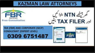 COMPANY REGISTRATION | TAX AND CORPORATE CONSULTANT (FBR AND SECP)