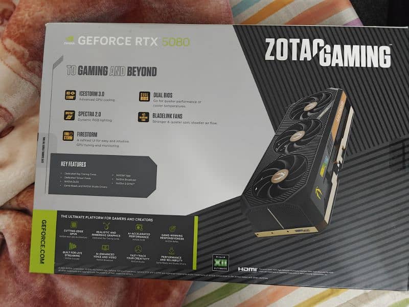 Brand new sealed Zotac GeForce 5080 Solid 2 x year local warranty 2