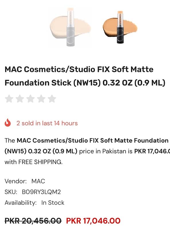 Mac water proof foundation and concealer 10