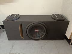 Sound system with box | pioneer speakers | Sony subwoofer double coil