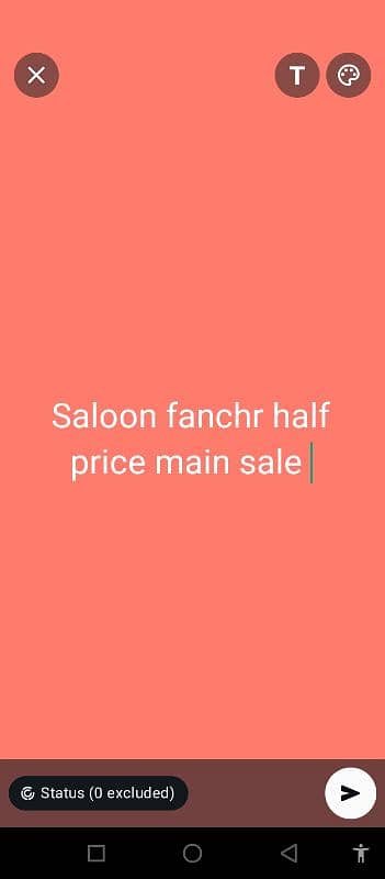 saloon fanchr half price 0