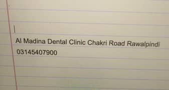 Required Male Dental Surgeon for clinic