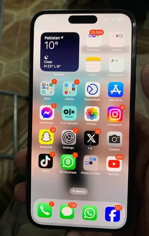 Apple Iphone 15 Pro Max 256 GB Non PTA 4