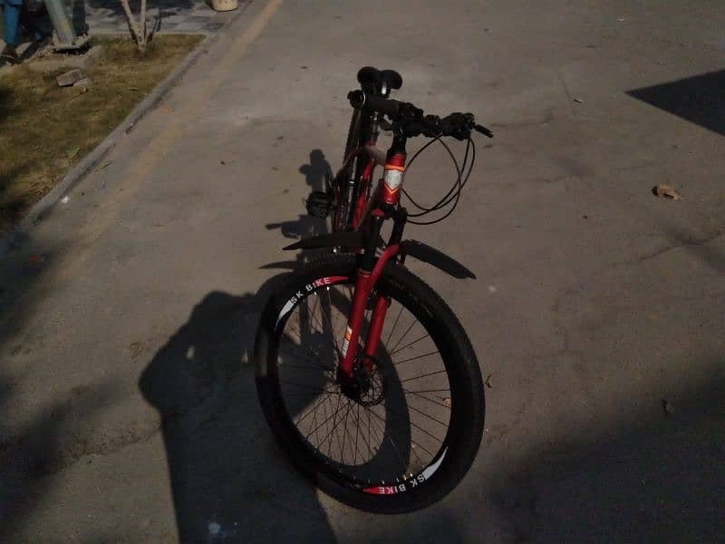 Sk bike size 29 with alloy rims and aluminium body and hydrolic breaks 9