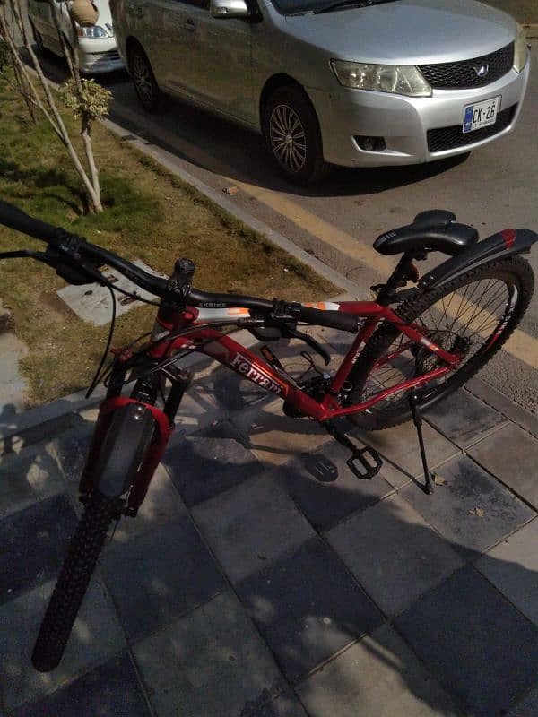 Sk bike size 29 with alloy rims and aluminium body and hydrolic breaks 11