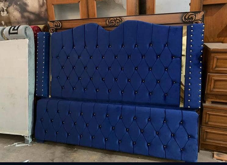 poshish Bed/kingsize bed/double bed/side table/dressing table/bed 6