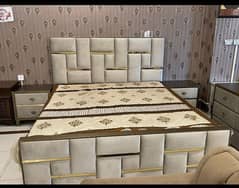 poshish Bed/kingsize bed/double bed/side table/dressing table/bed