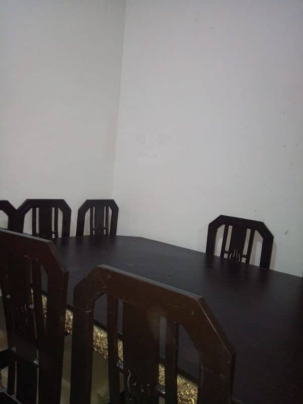 Dinning table with 6 chairs 1