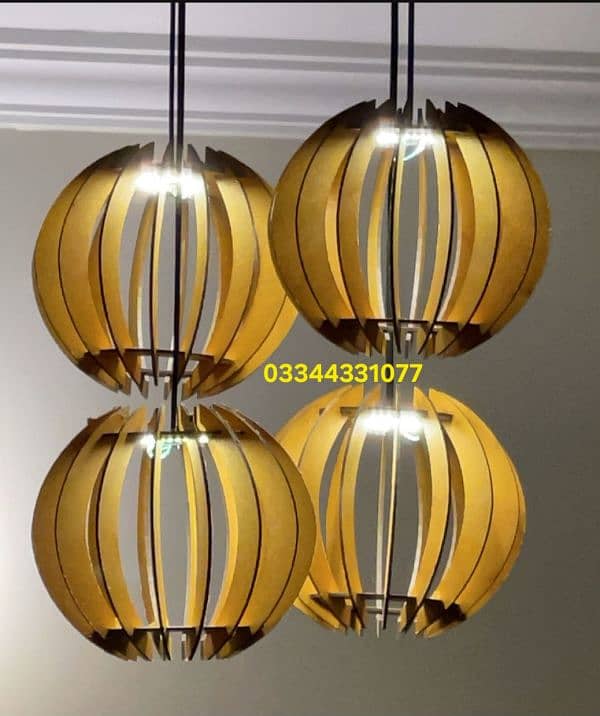 Beautiful Wooden Hanging Lamps. Hanging Lights. Wall Light. Pendent 3