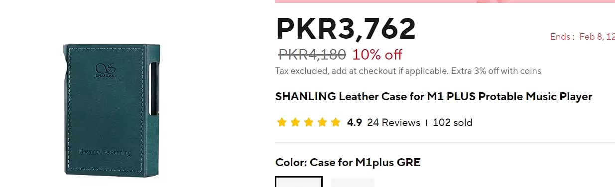 Shanling M1 Plus DAP - Shanling Case - Brand New - Price Dropped 19