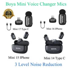 (COD Available) 3 Years Warranty Boya Mini Voice Changer Mic 14 15 16