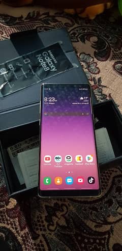 Samsung note 8  (pta official prved dual sim) box sth hy