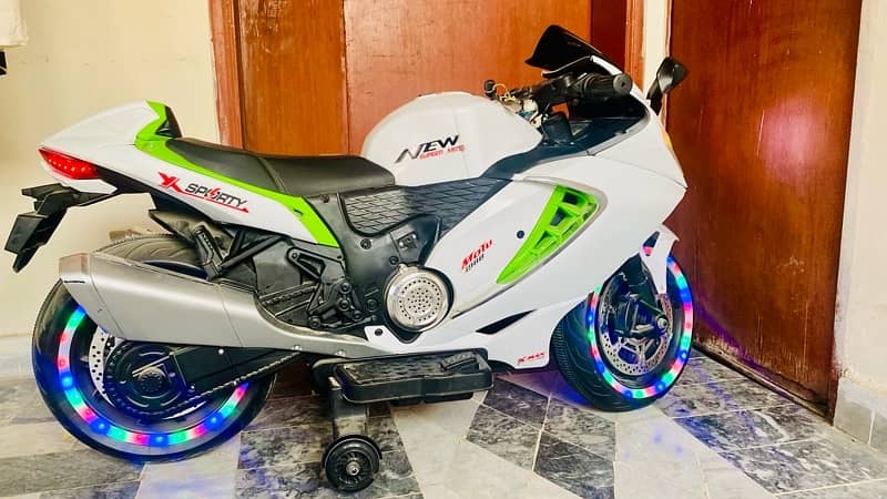 Hayabusa Electric Bike Motorcycle Battery Powered Toy for Kids 4