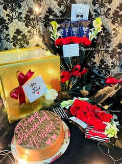 Choco floral deal for birthday