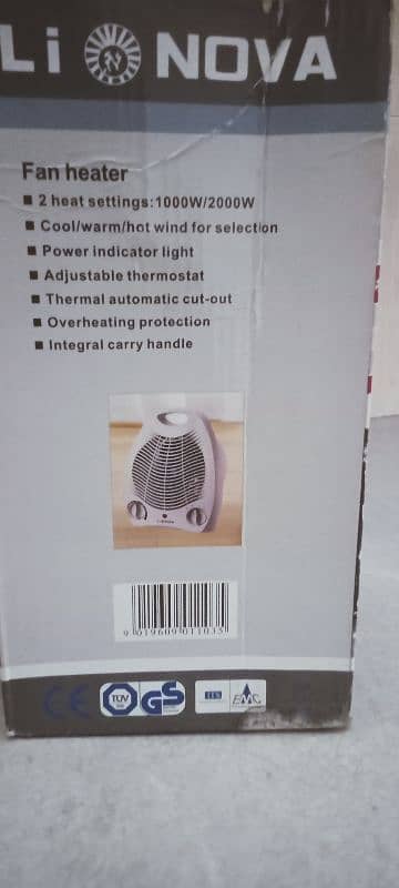 We are selling good condition of Lionnova fan heater 6