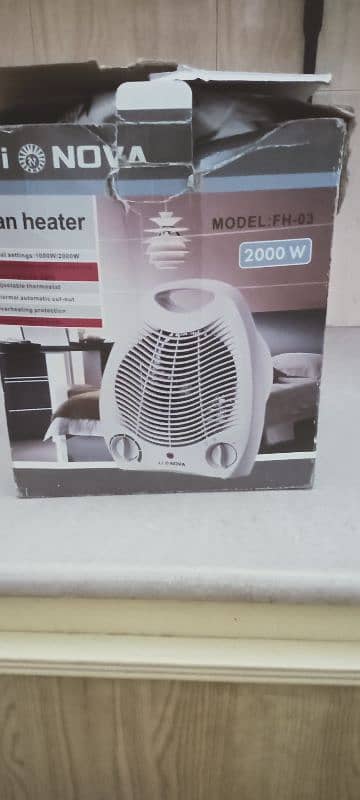 We are selling good condition of Lionnova fan heater 8