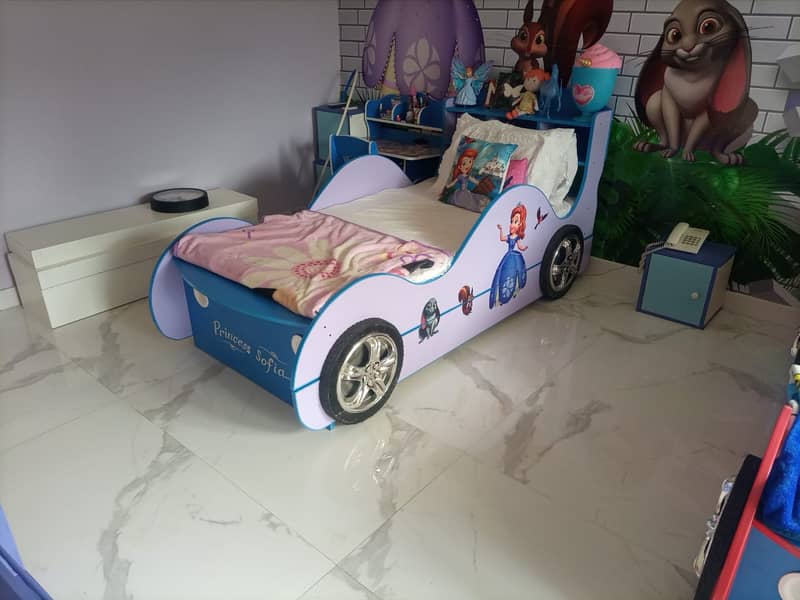 Kids bed | kids Car Bed | Baby wooden bed | single bed 03234921584 9