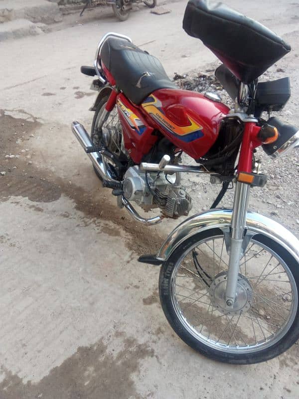 Honda cd70 2022 modal hai Islamabad ka nbr hai 1