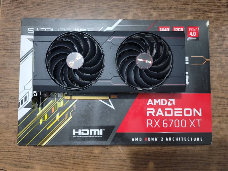 AMD Radeon RX 6700 XT Sapphire Pulse - 12GB VRAM Gaming Graphics Card 0